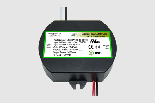 30W LED電源 可控硅調光型 LTY30W系列